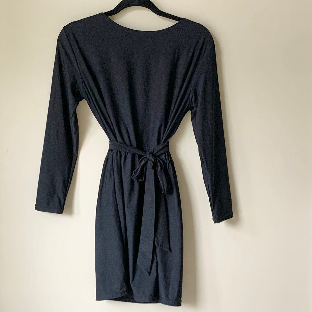EUC Coolibar Swim Cover-Up Dress, Black, Petite Small